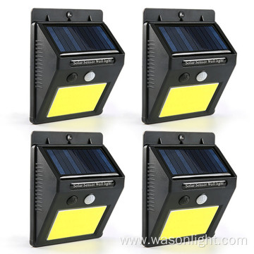 Ningbo Factory Cob 48 Led Cheap Wireless Security Outdoor Lights Wall Solar Lamp